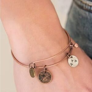 NEW Dandelion Seed Bangle Bracelet